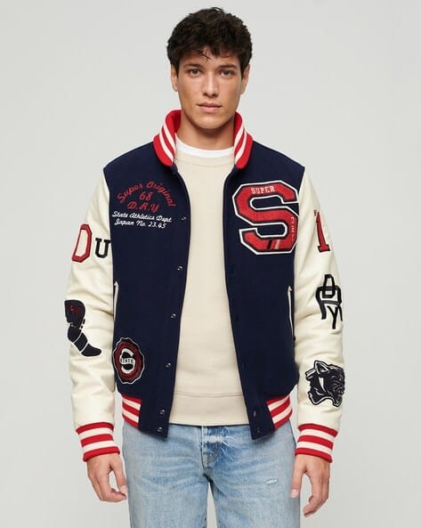 Boys Jackets Scotch Soda Varsity Jacket Scotch And Soda Red Jacket
