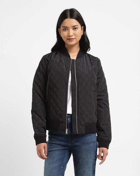 Levi's bomber jacket black hotsell