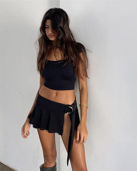 Lulu & Sky Women Round-Neck Top with Skirt