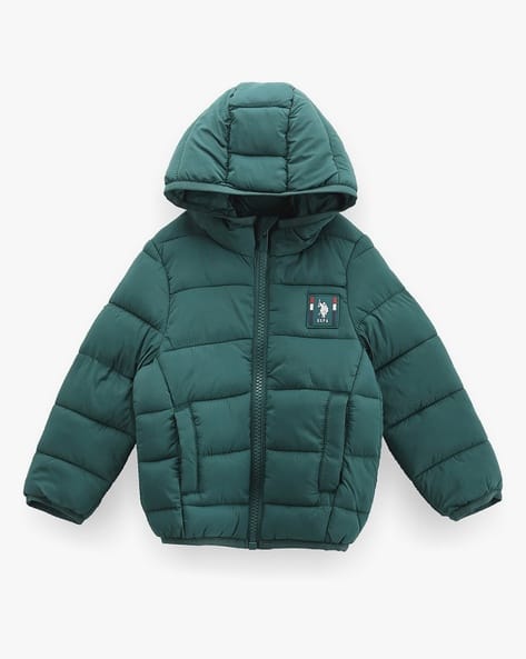 Boys Lightweight Imitation Down Puffer Jacket