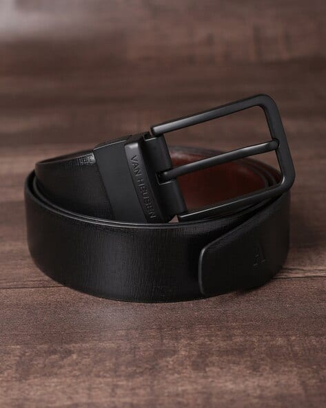 van heusen leather belt