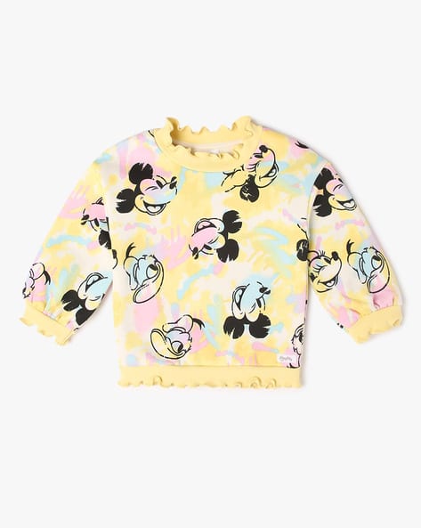 Girls Minnie Mouse Regular Fit Sweatshirt