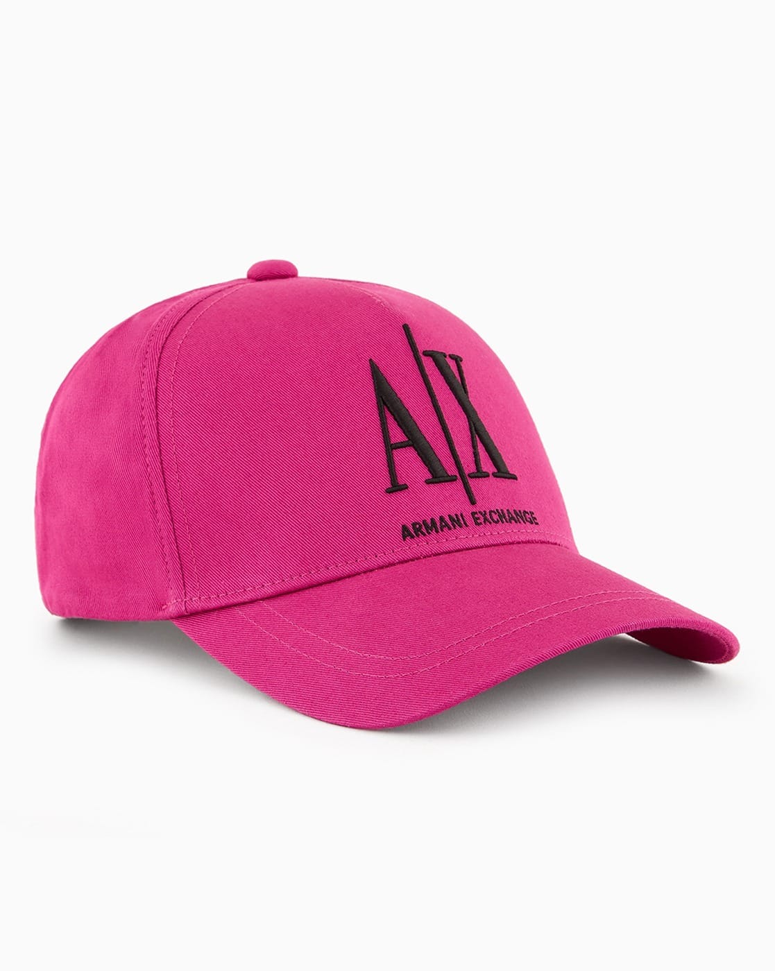 Armani Exchange AX Logo Baseball Cap Hat Pink Mauve Adjustable One Size Preppy Armani exchange hat cap - Gem main image 2