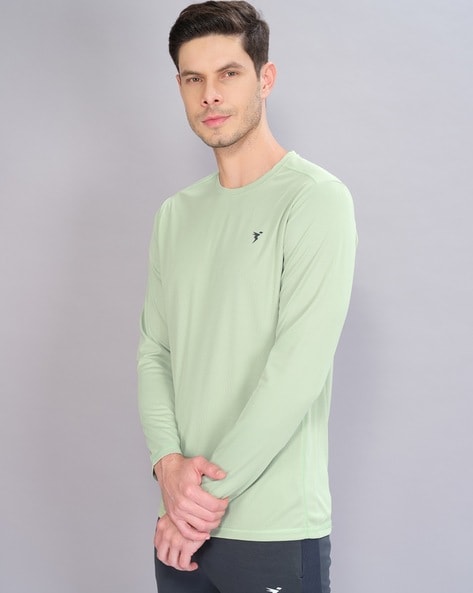 Men Slim Fit Crew-Neck T-Shirt