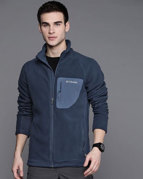 Columbia Thin Fleece Jacket Buy Blue Jackets Coats For Men By