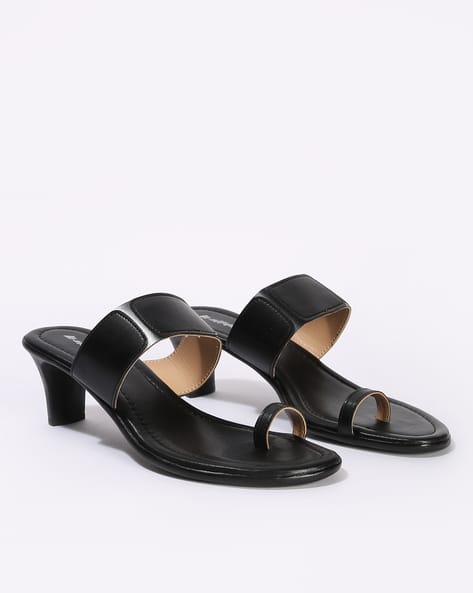 Buy Black Heeled Sandals for Women by HI-ATTITUDE Online