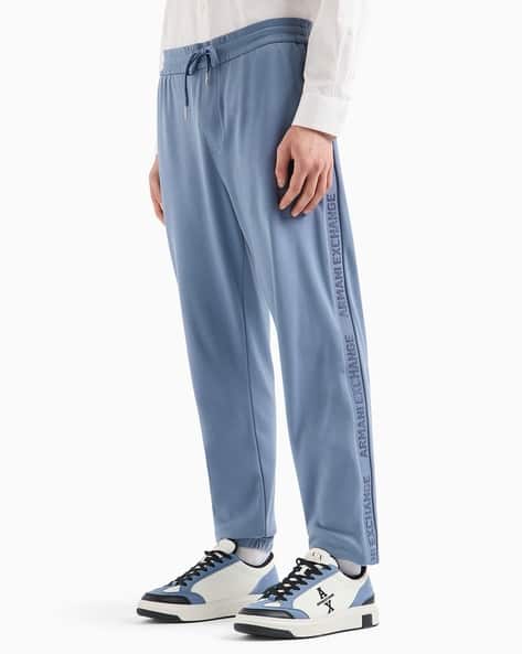 Men Clean Lines Regular Fit Straight Track Pants