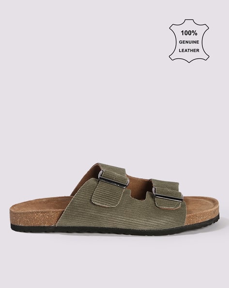 Buy Olive Sandals for Men by Altheory by AZORTE Online