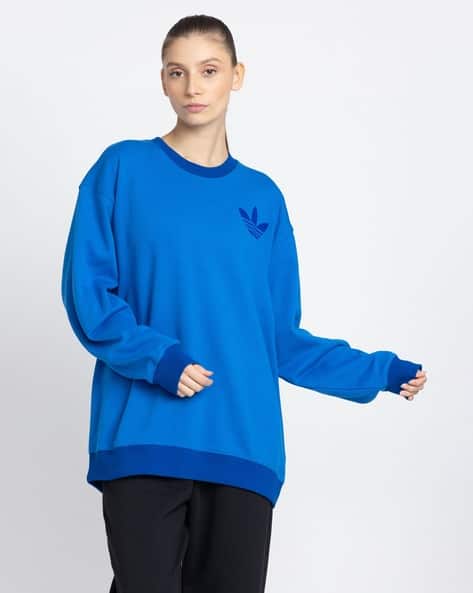 Buy Blue Sweatshirt Hoodies for Women by Adidas Originals Online