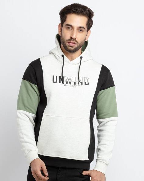 Buy Off White Sweatshirt Hoodies for Men by STATUS QUO Online