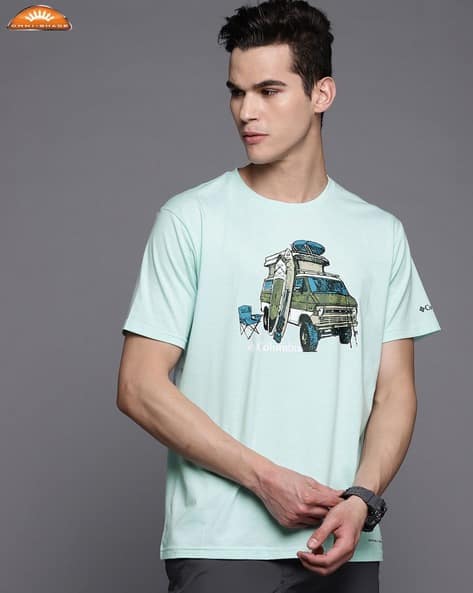 Columbia Men's 3-Pack V-Neck T-Shirts - 100% Cotton Tagless Tees For Casual Wear & Lounging
