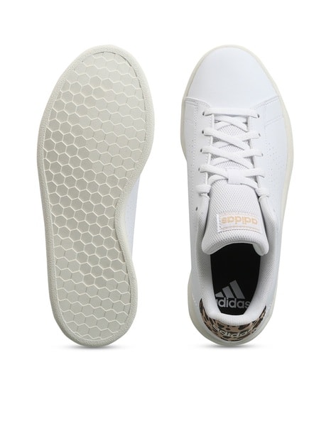 adidas advantage triple white