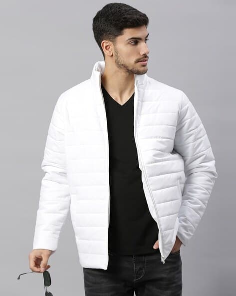 Men Quilted Regular Fit Puffer Jacket