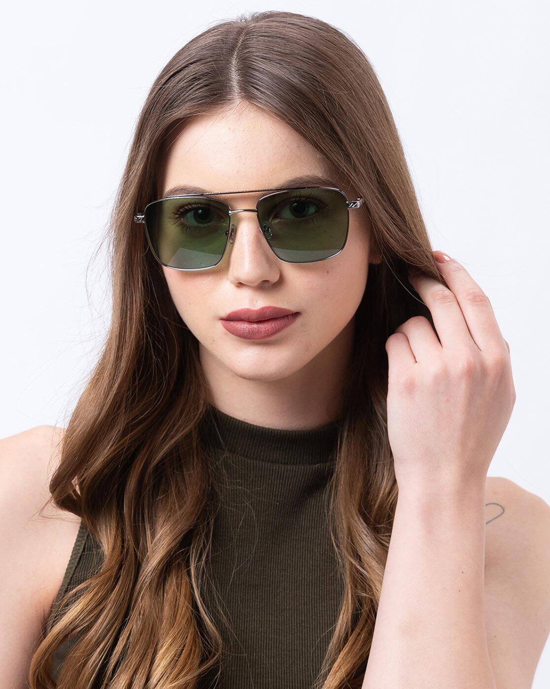 Buy Shisen Fox Men UV-Protected Aviators-SG104 Online | Ajio.com