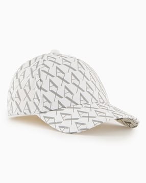 armani exchange Men Logo Print Cotton Baseball Cap-picture-42
