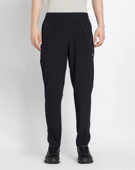 Men Training Track Pants with Logo Print