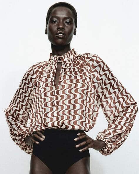 Ladies Blouses Blouses At H&m Ladies Blouses Animal Print