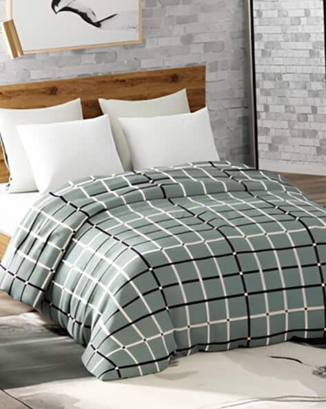 Buy Grey Blankets, Dohars Quilts for Home Kitchen by Haus