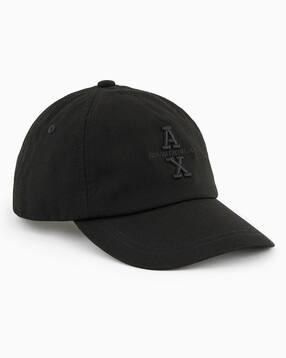 armani exchange Men Cotton Baseball Cap with Logo Applique-picture-37