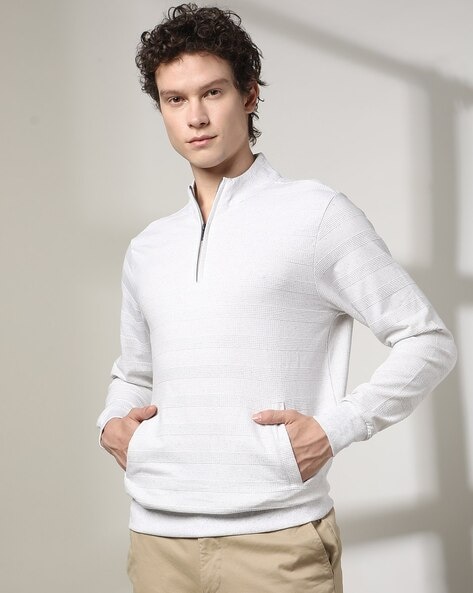 Men Knitted Slim Fit Sweatshirt