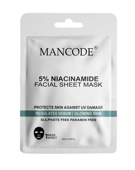 Mancode 5 Niacinamide Facial Sheet Mask