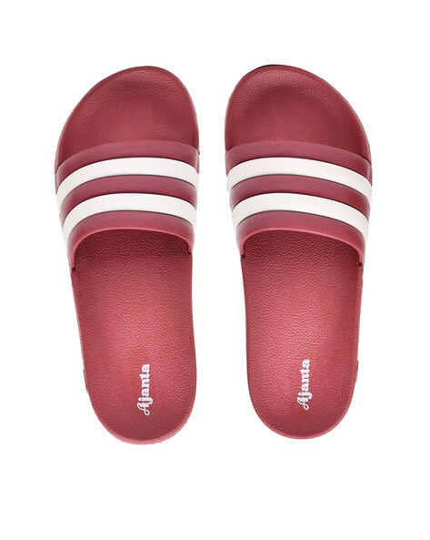 Buy Maroon Flip Flop Slippers for Women by AJANTA Online