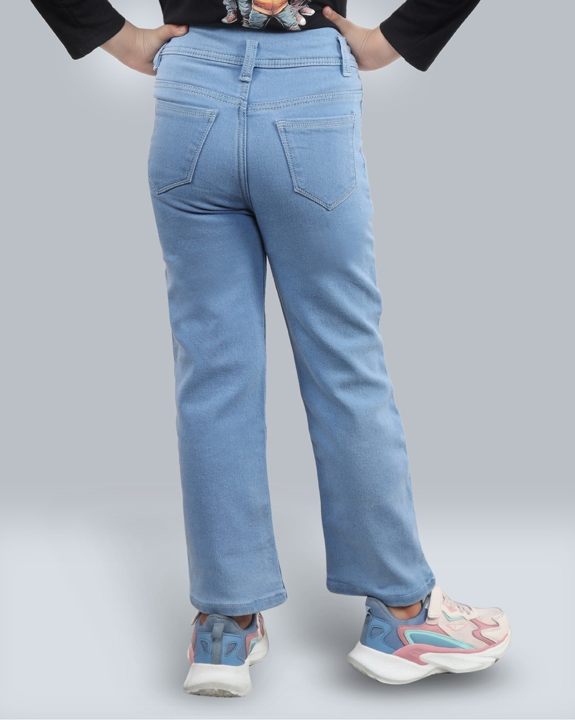 Ladies Jeans Row Sing Blue Jeans Old Navy High-Waisted Wow Loose