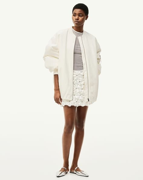 Women Oversized Bomber Jacket