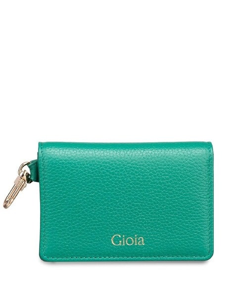 Women Logo Embossed Card Holder Wallet - Main Image