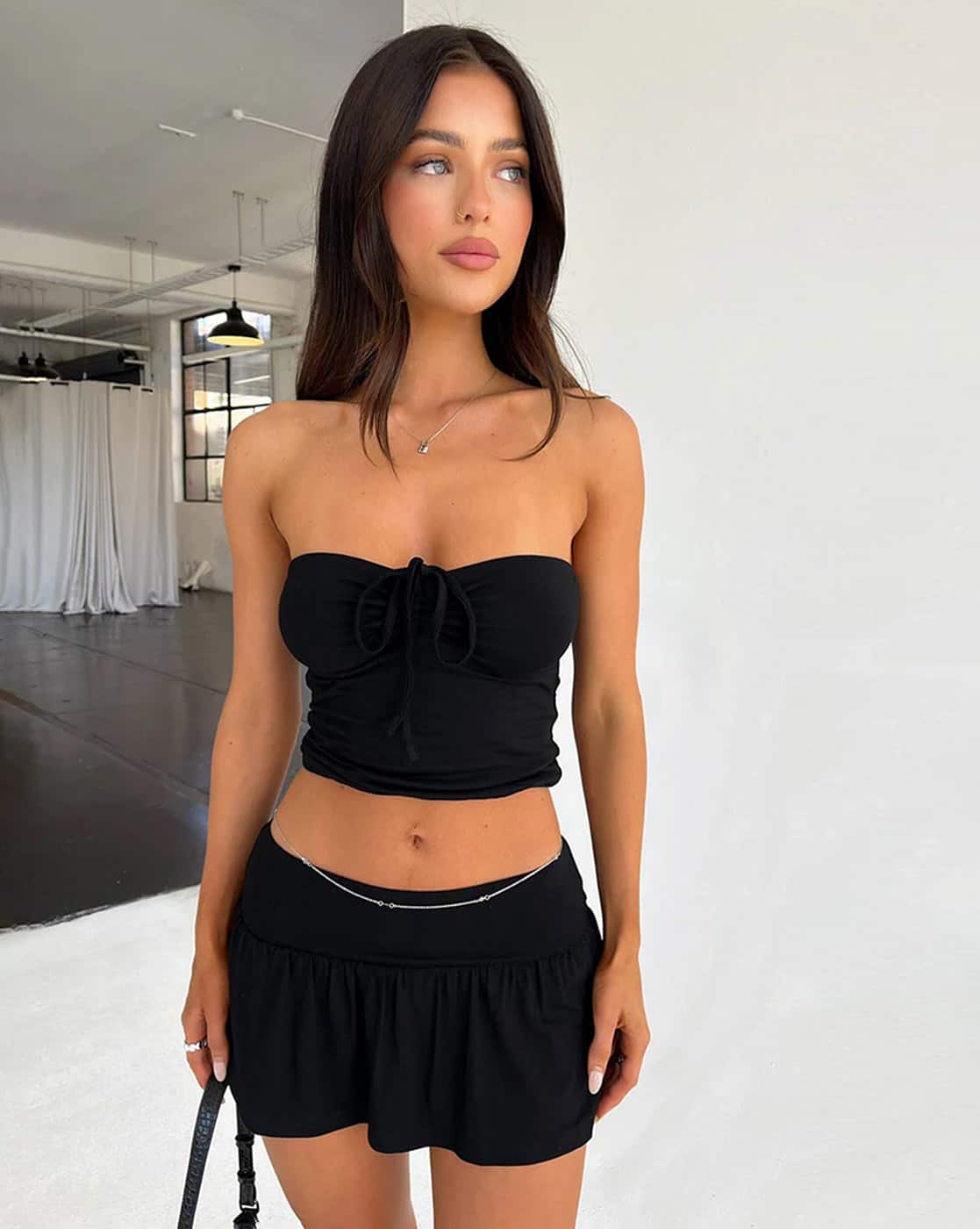 ☆☆雪☆☆Deuxieme dignity sleeveless Shop Women's Cream Crochet Denim Panel Sleeveless Top | Showoffff