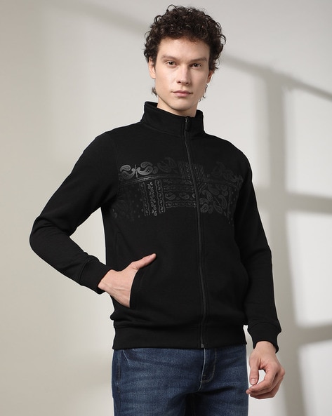 Men Paisley Print Regular Fit Sweatshirt