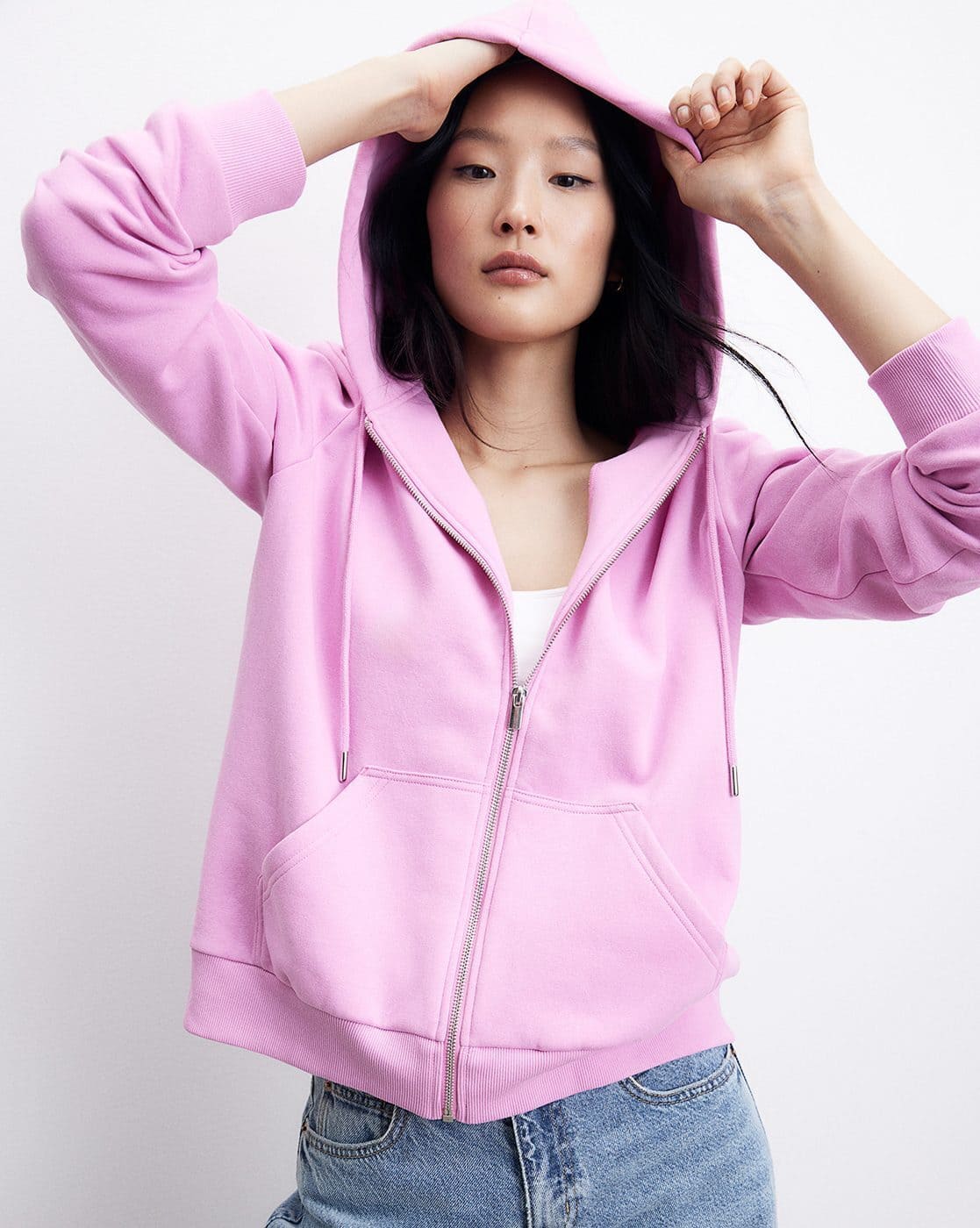 トップス andmary Taylor hoodie knit tops ANDMARY】Taylor hoodie knit tops