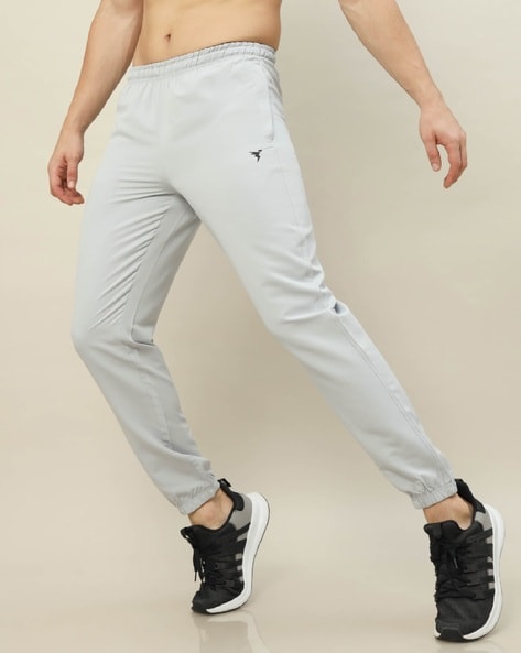 Men Fitted Joggers with Elasticated Waistband