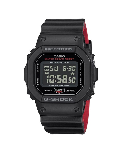 Men G-Shock Water-Resistant Digital Watch-DW-5600UHR-1DR