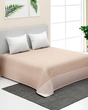 Fabindia Natural Deepali Cotton King Bed Cover