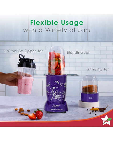 Buy PURPLE Mixer Grinders for Home Kitchen by Wonderchef Online Ajio