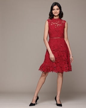 Women Aaron Lace Shift Dress