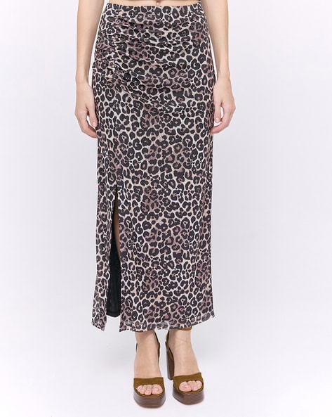 Leopard print skirt online india hotsell