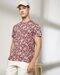 Men Printed Slim Fit Crew-Neck T-Shirt