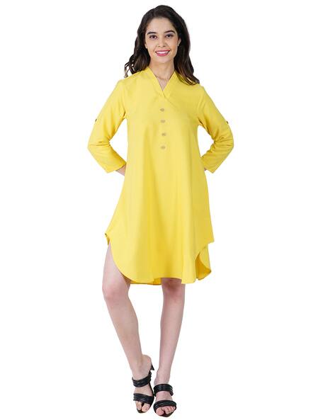Buy Yellow Shirts, Tops & Tunic for Women by IB Styles Online | Ajio.com