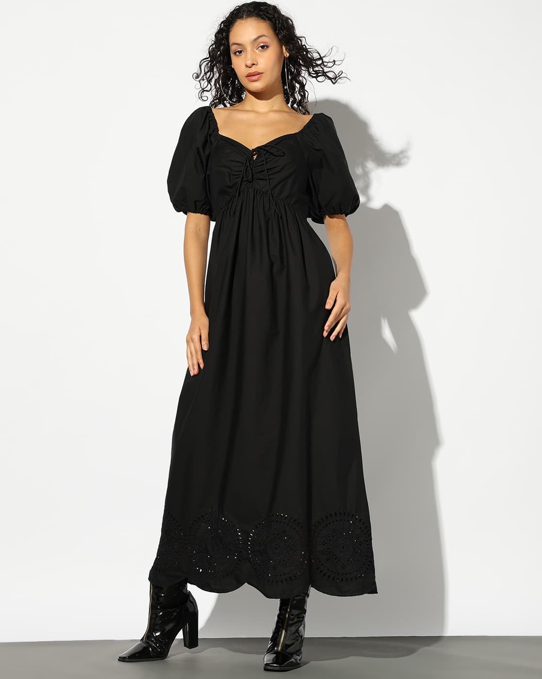 Buy Black Dresses for Women by Outryt by AZORTE Online | Ajio.com