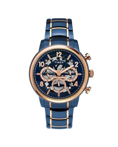 Men TWEG20207 Chronograph Wrist Watch with Push-Button Closure