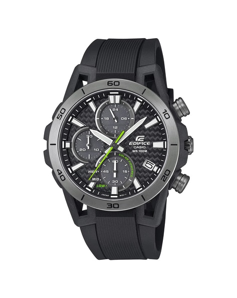 Men Edifice Water-Resistant Analogue Watch-EQS-960PB-1AVUDF