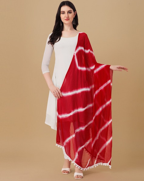 Women Striped Dupatta Price in India