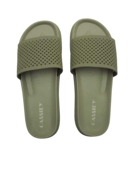 Buy Green Flip Flop Slippers for Women by CASSIEY Online