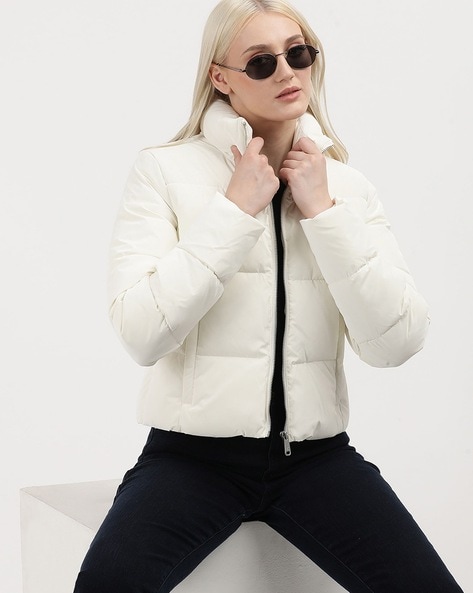 Calvin klein jeans white jacket best sale