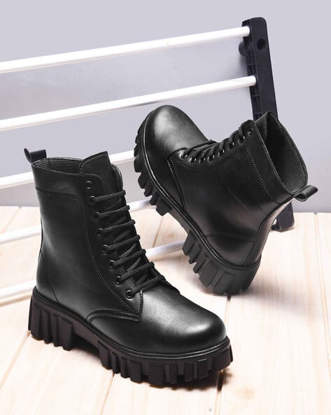 Buy Black Boots for Women by JM LOOKS Online