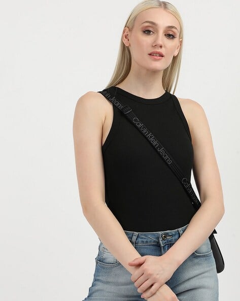 Woven Label Tank Top