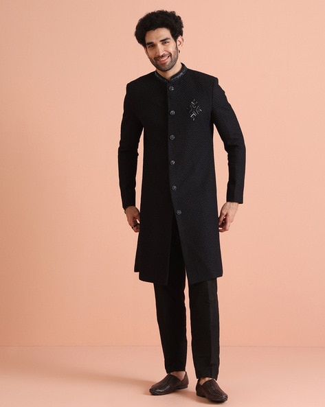 Men Embellished Sherwani Set