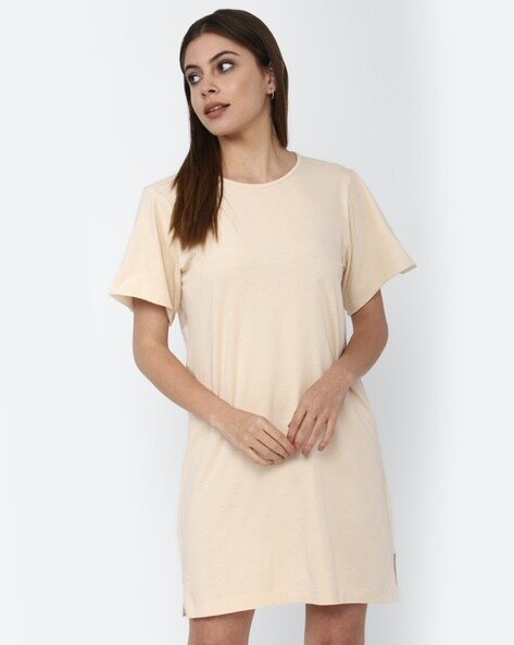 Beige dress forever 21 best sale